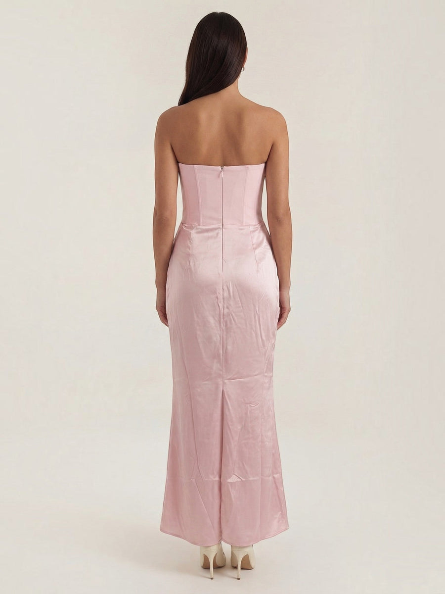 Fiorella Corset Style Bodycon Maxi Dress
