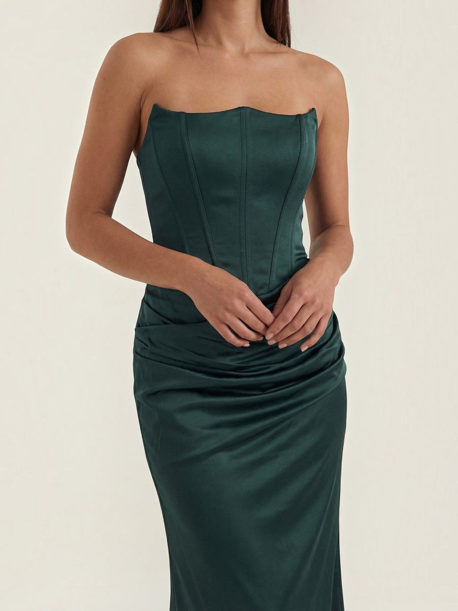 Fiorella Corset Style Bodycon Maxi Dress