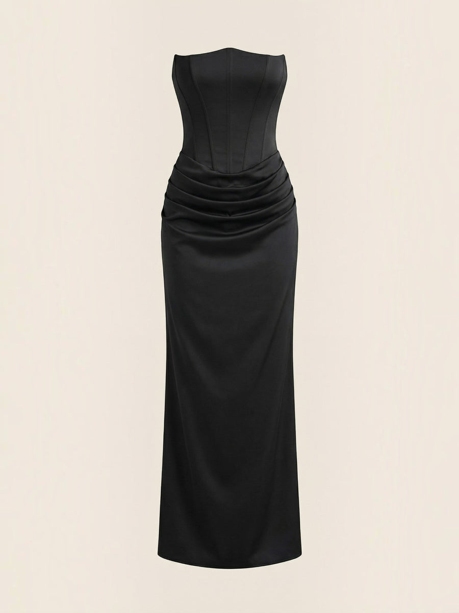 Fiorella Corset Style Bodycon Maxi Dress