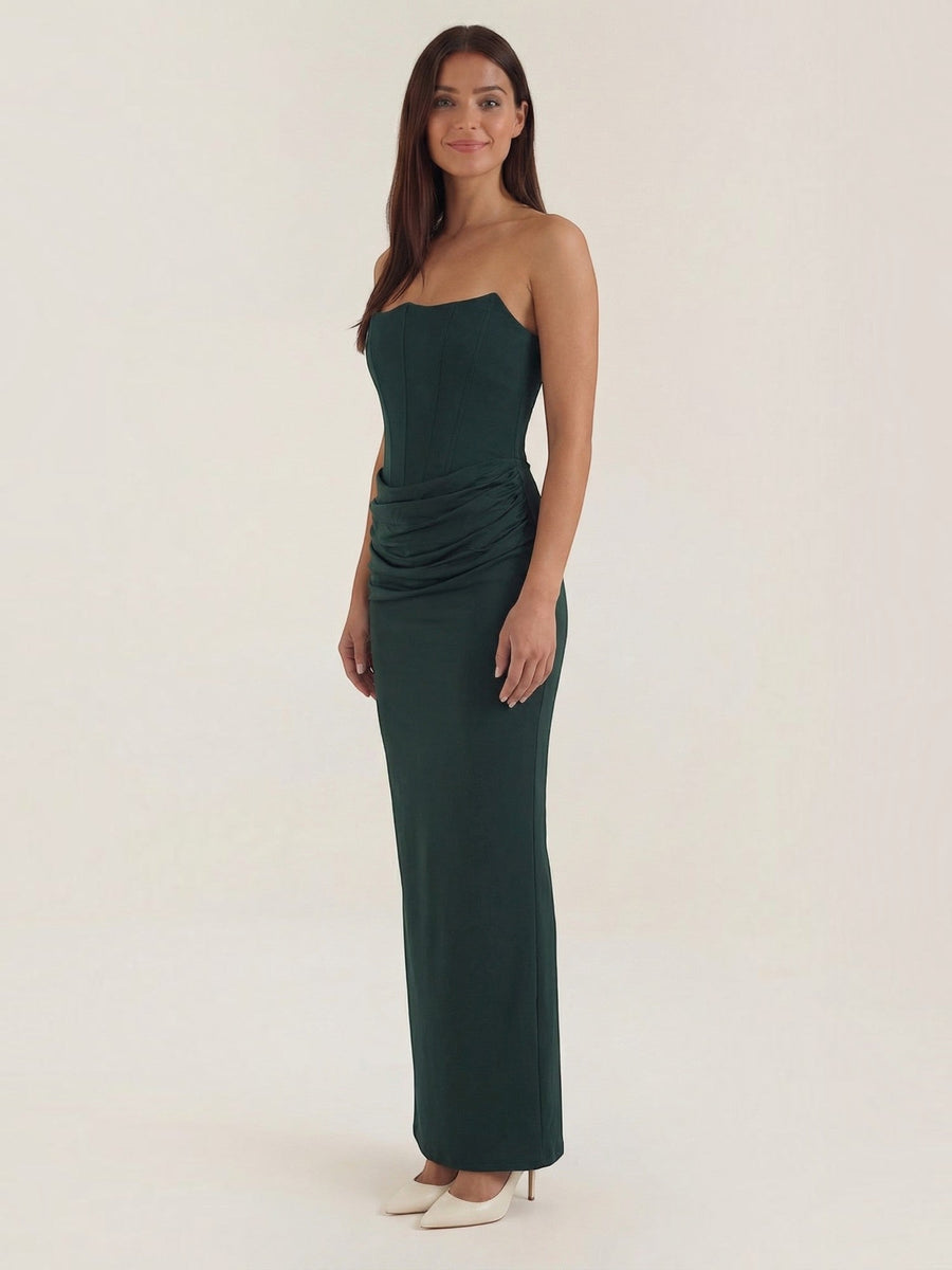Fiorella Corset Style Bodycon Maxi Dress