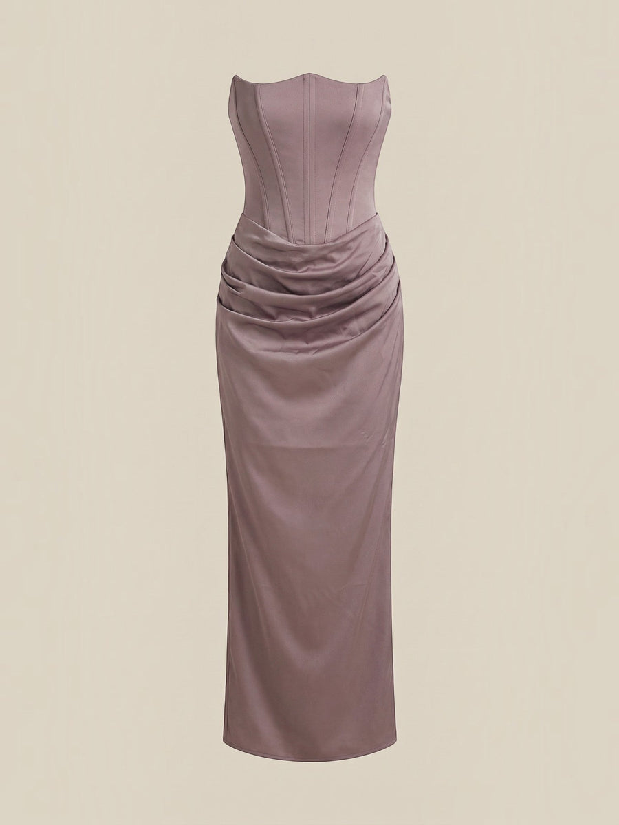 Fiorella Corset Style Bodycon Maxi Dress