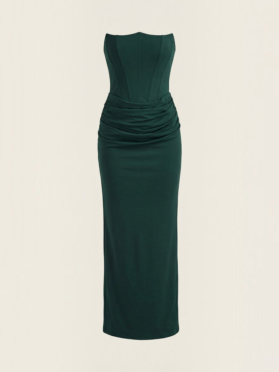 Fiorella Corset Style Bodycon Maxi Dress