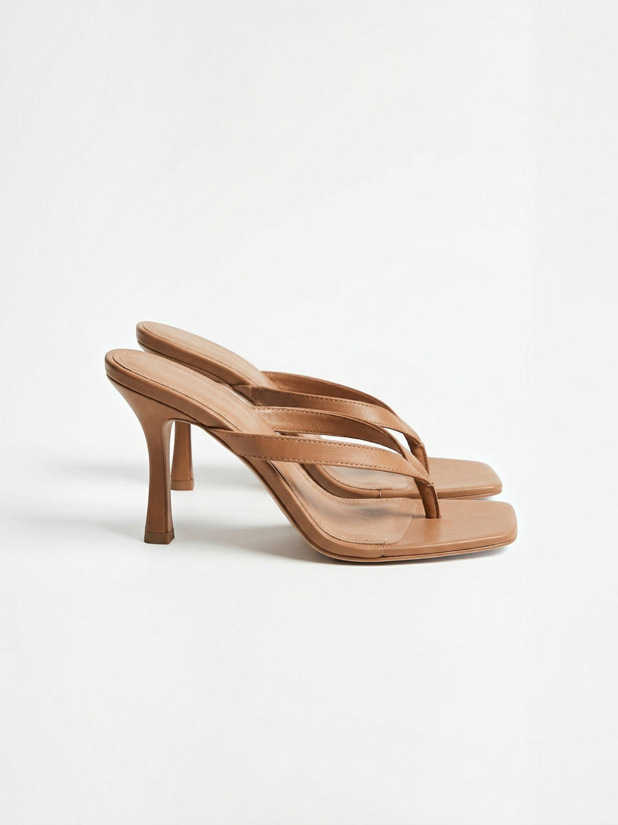 Sabella Toe Post High Heel Mules