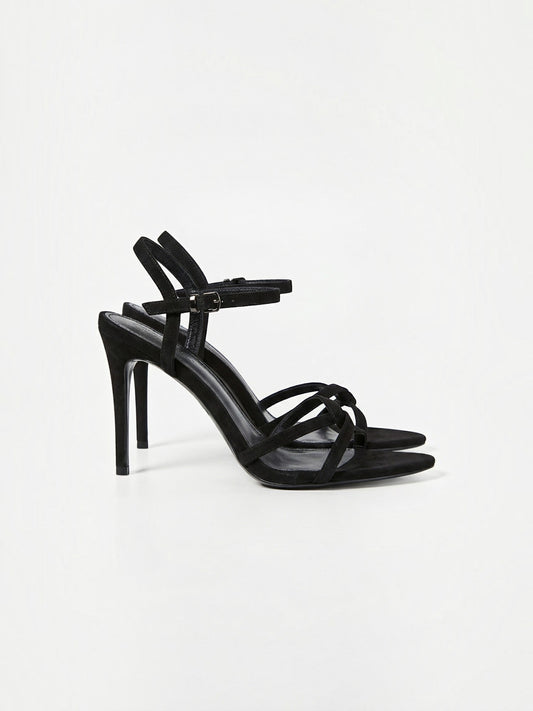 Sapphira Pointed Toe Strappy Stiletto Sandals