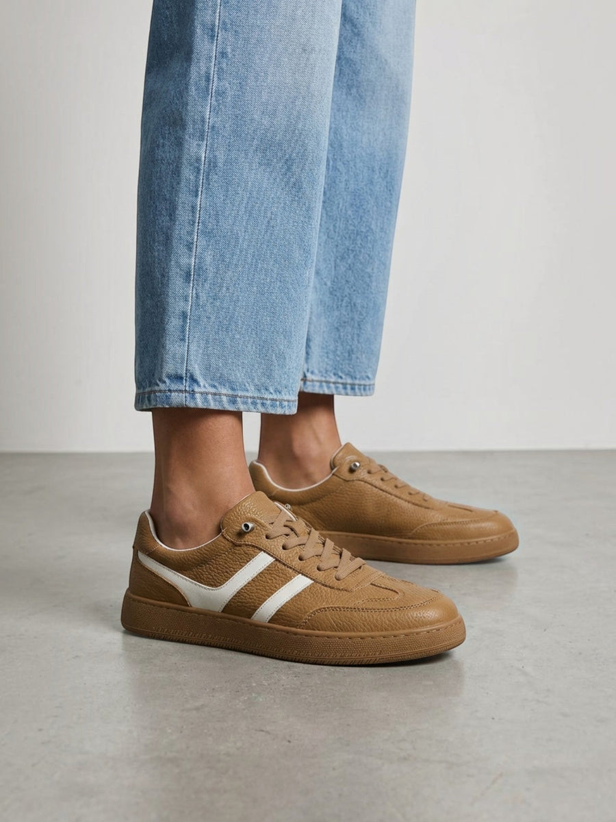 Zarelle Retro Striped Sneakers