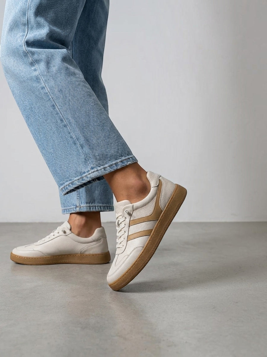 Zarelle Retro Striped Sneakers