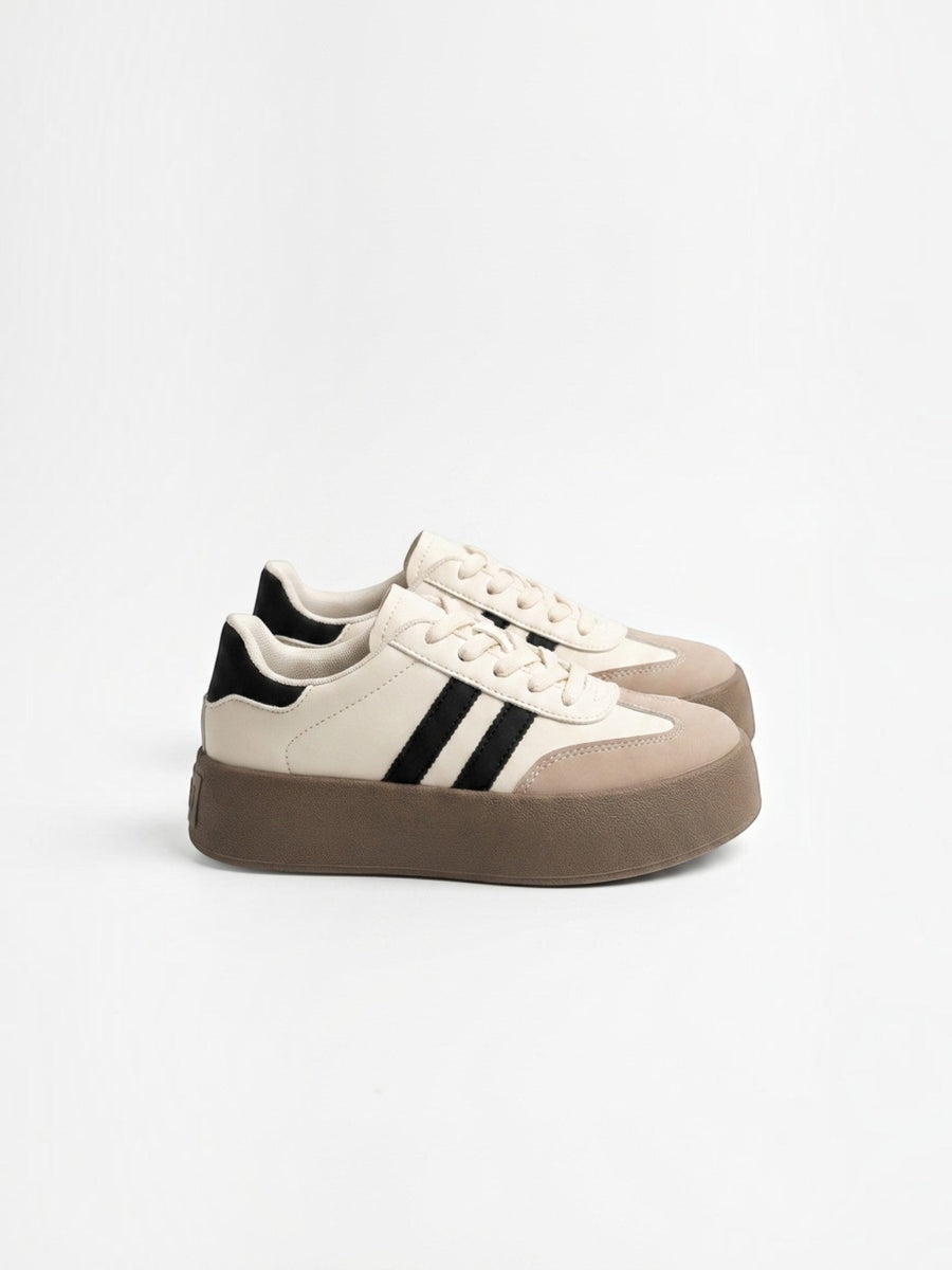 Iscella Striped Platform Sneakers