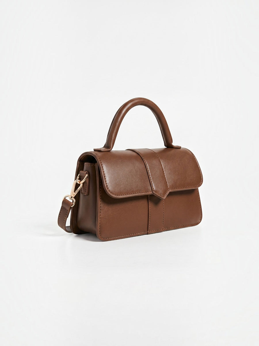Clarina Flap Top Handle Bag