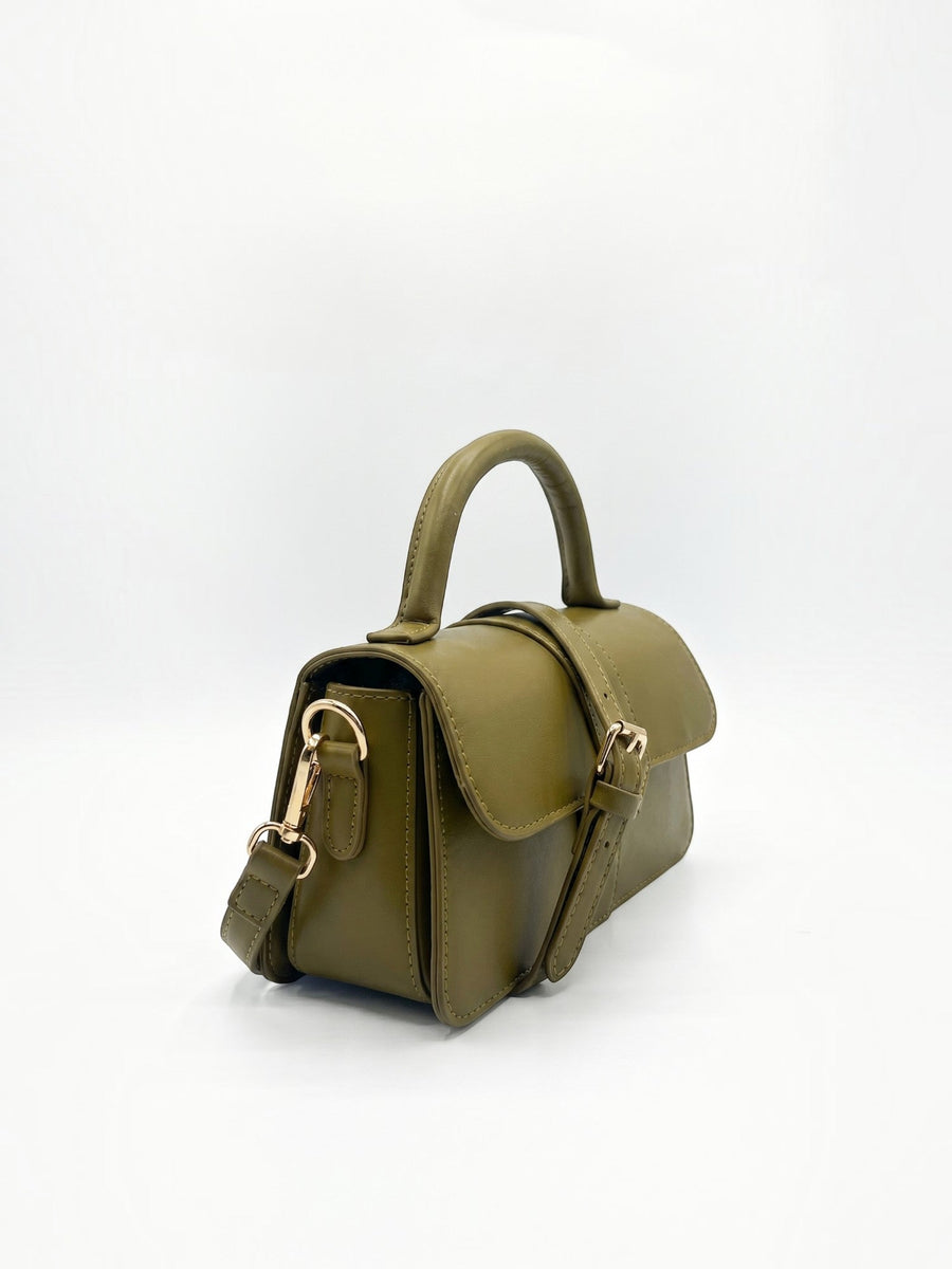 Clarina Flap Top Handle Bag