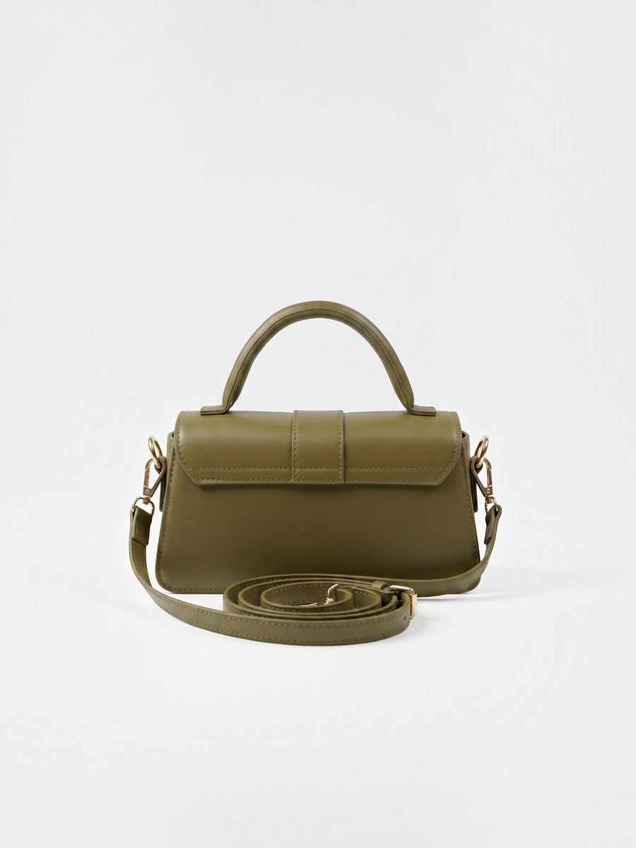 Clarina Flap Top Handle Bag