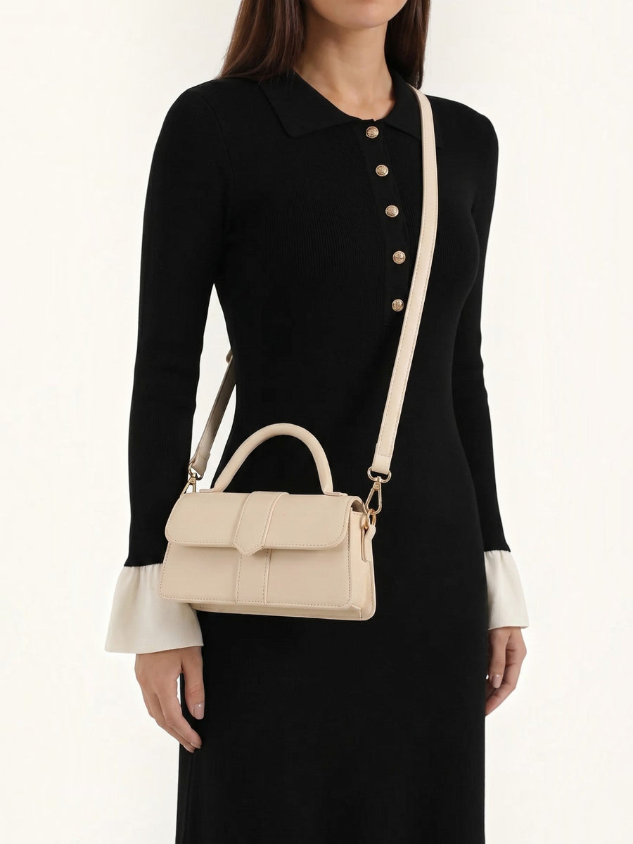 Clarina Flap Top Handle Bag