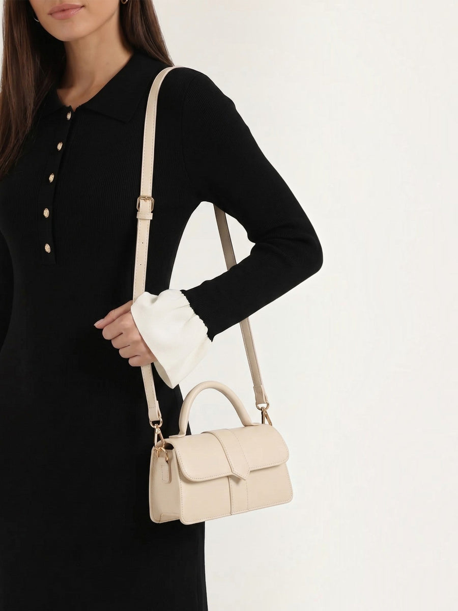 Clarina Flap Top Handle Bag
