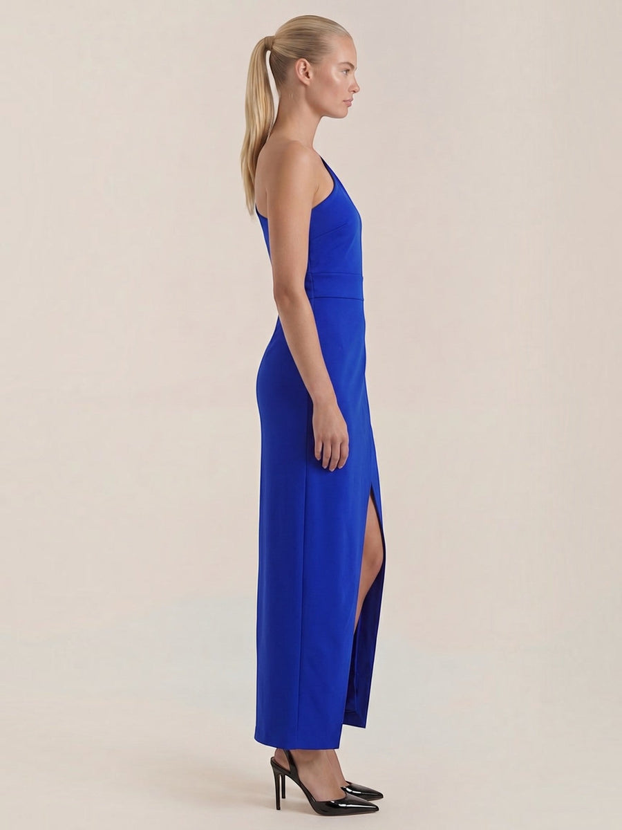 Fern One Shoulder Maxi Dress with Slit
