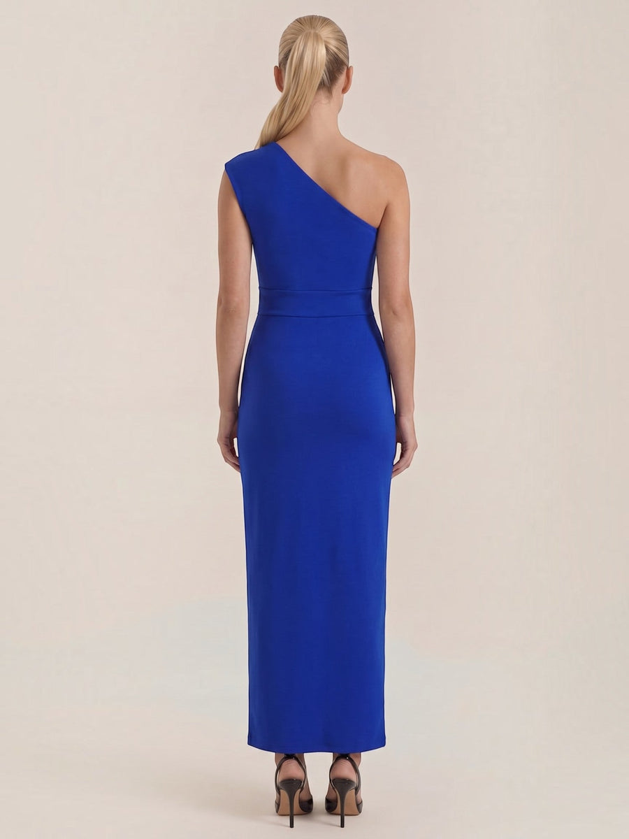 Fern One Shoulder Maxi Dress with Slit