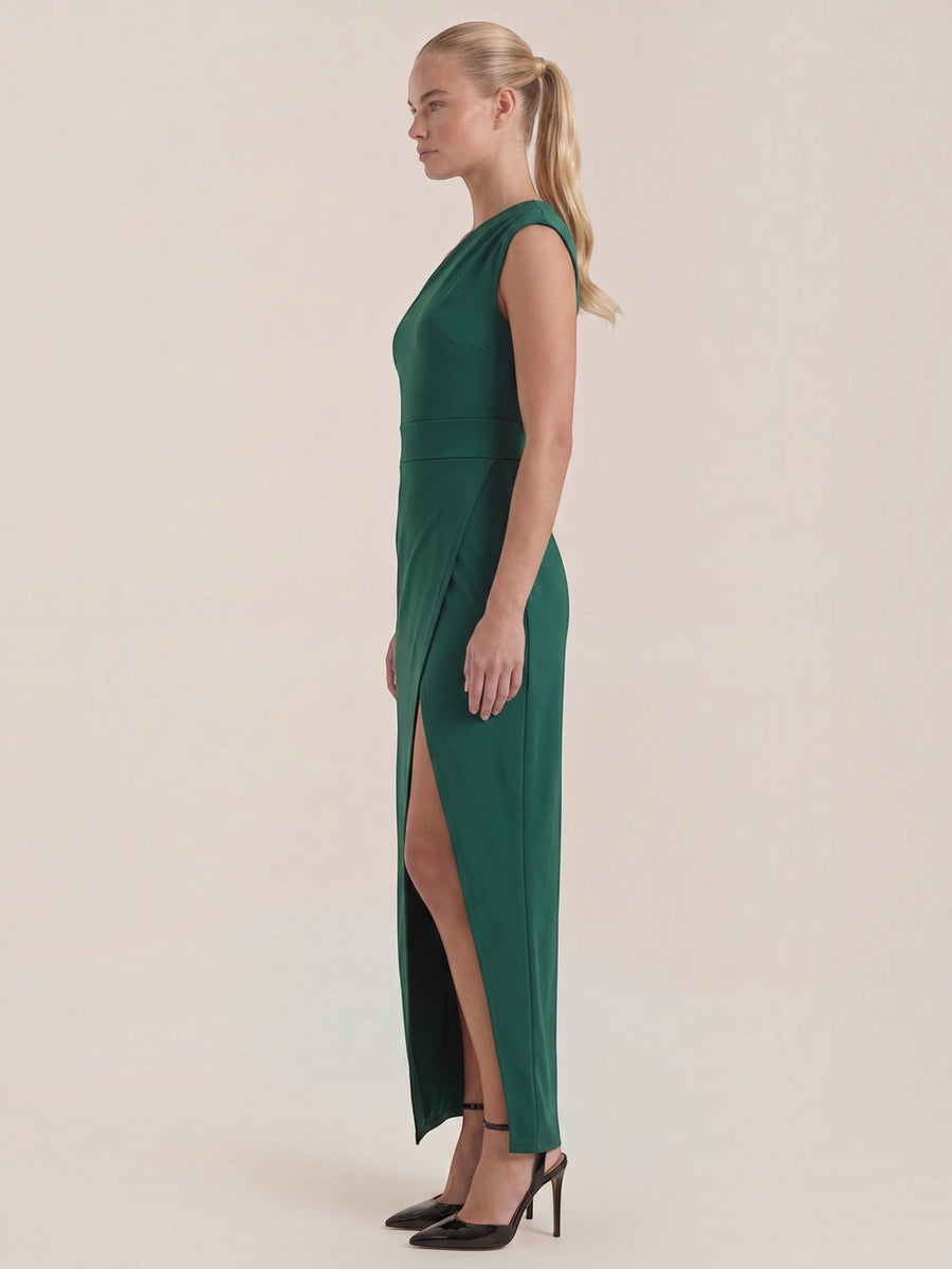 Fern One Shoulder Maxi Dress with Slit