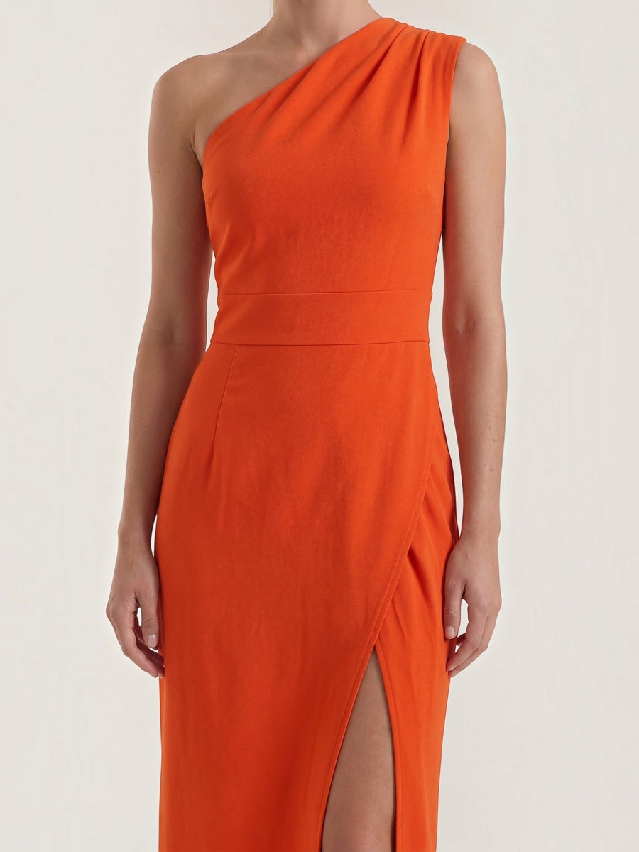 Fern One Shoulder Maxi Dress with Slit