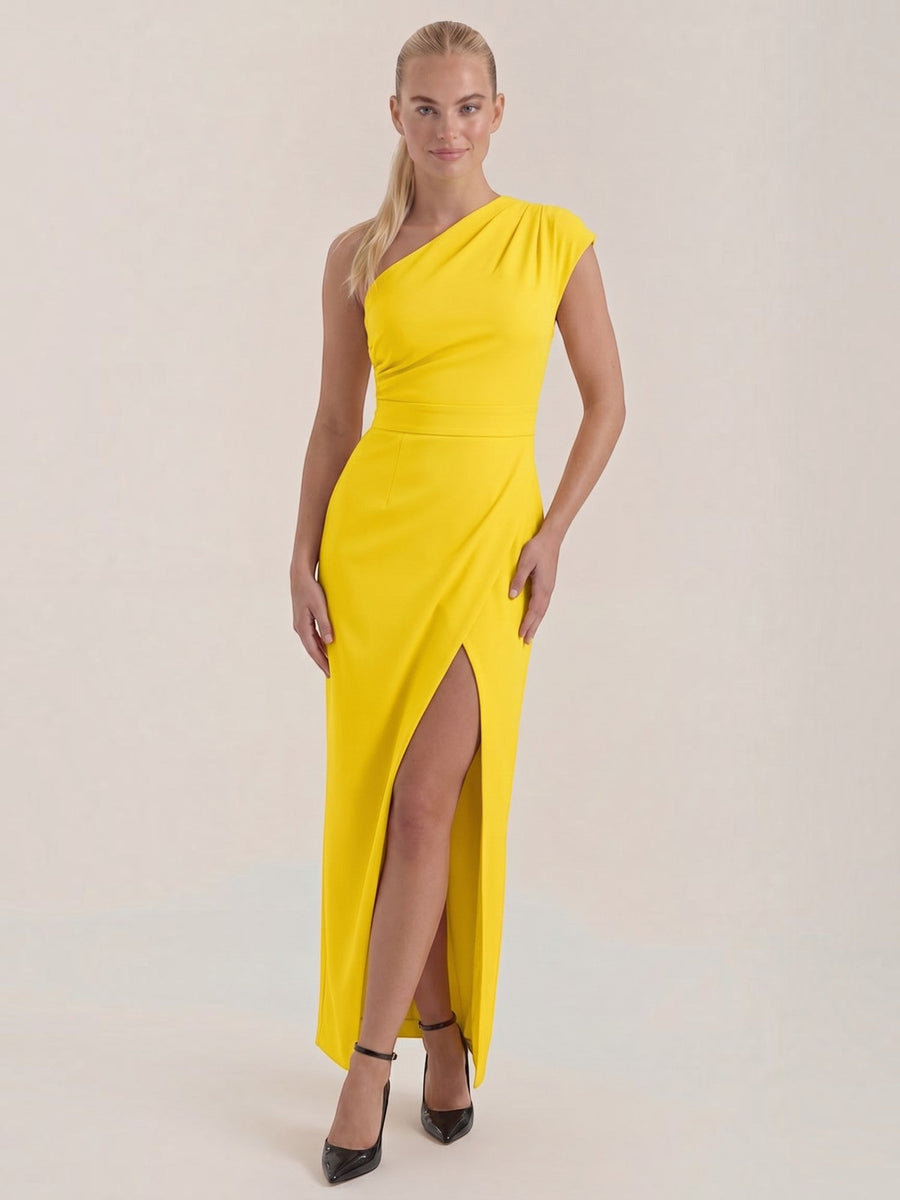 Fern One Shoulder Maxi Dress with Slit