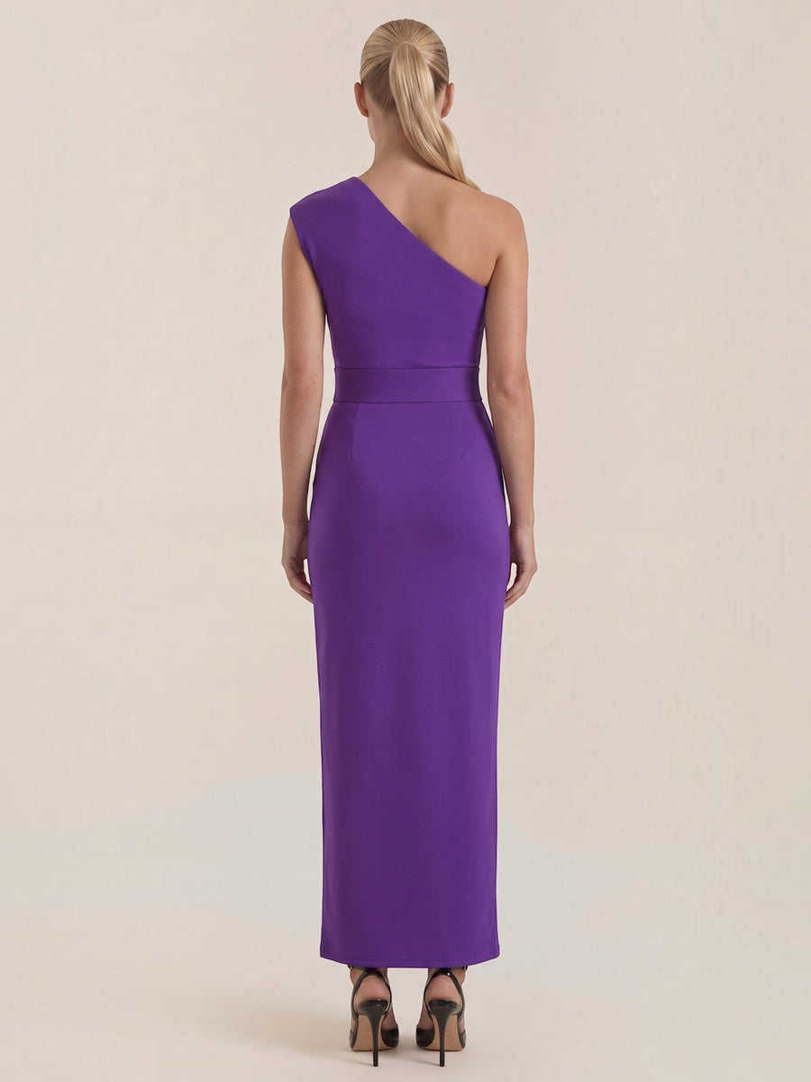 Fern One Shoulder Maxi Dress with Slit