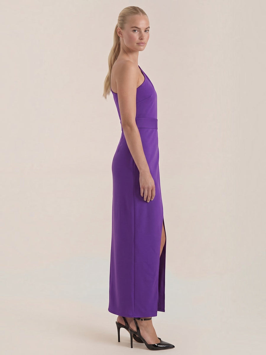 Fern One Shoulder Maxi Dress with Slit