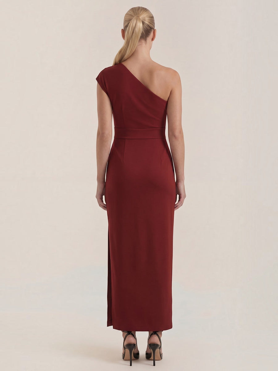 Fern One Shoulder Maxi Dress with Slit
