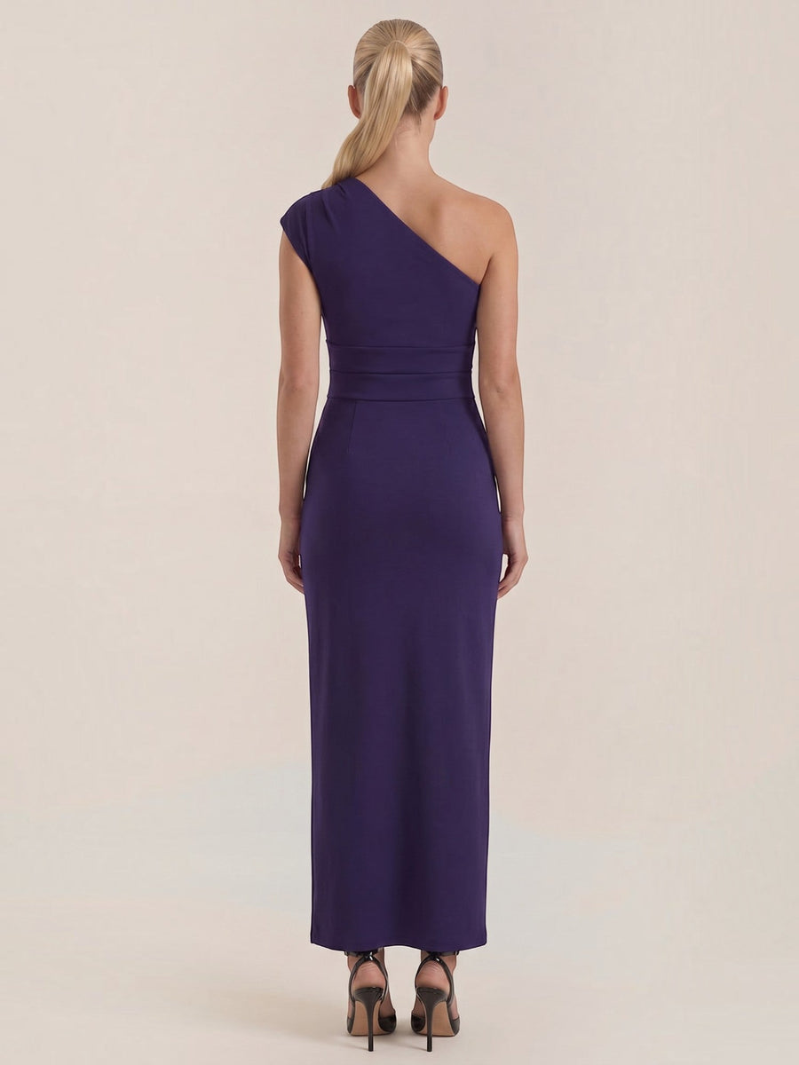 Fern One Shoulder Maxi Dress with Slit