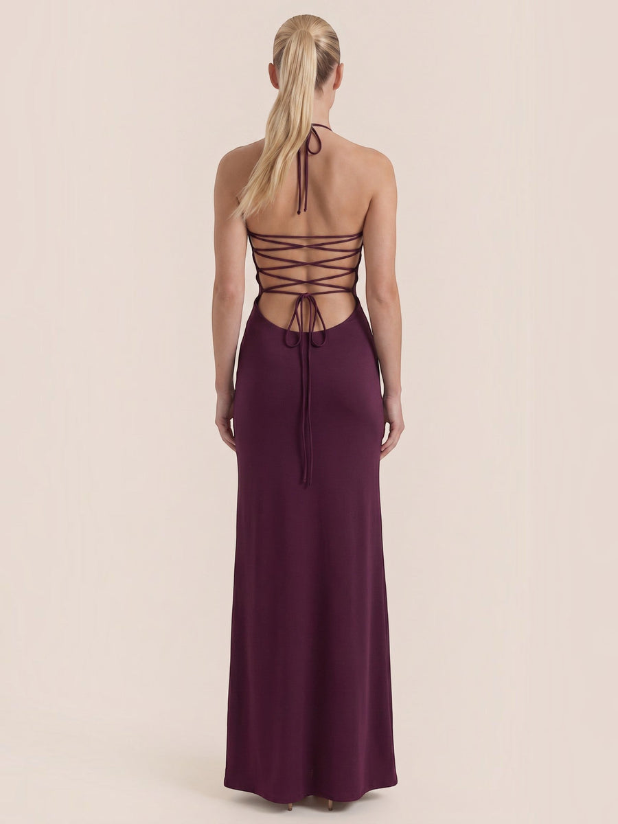 Sierra Sequin Bodice Sweetheart Maxi Gown