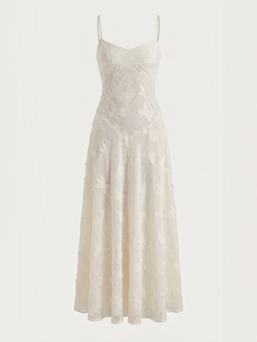 Arabelle Sweetheart Jacquard Maxi Dress