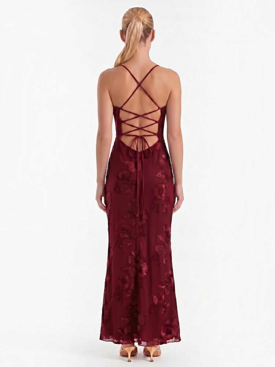 Chantal Floral Corset Style Maxi Dress