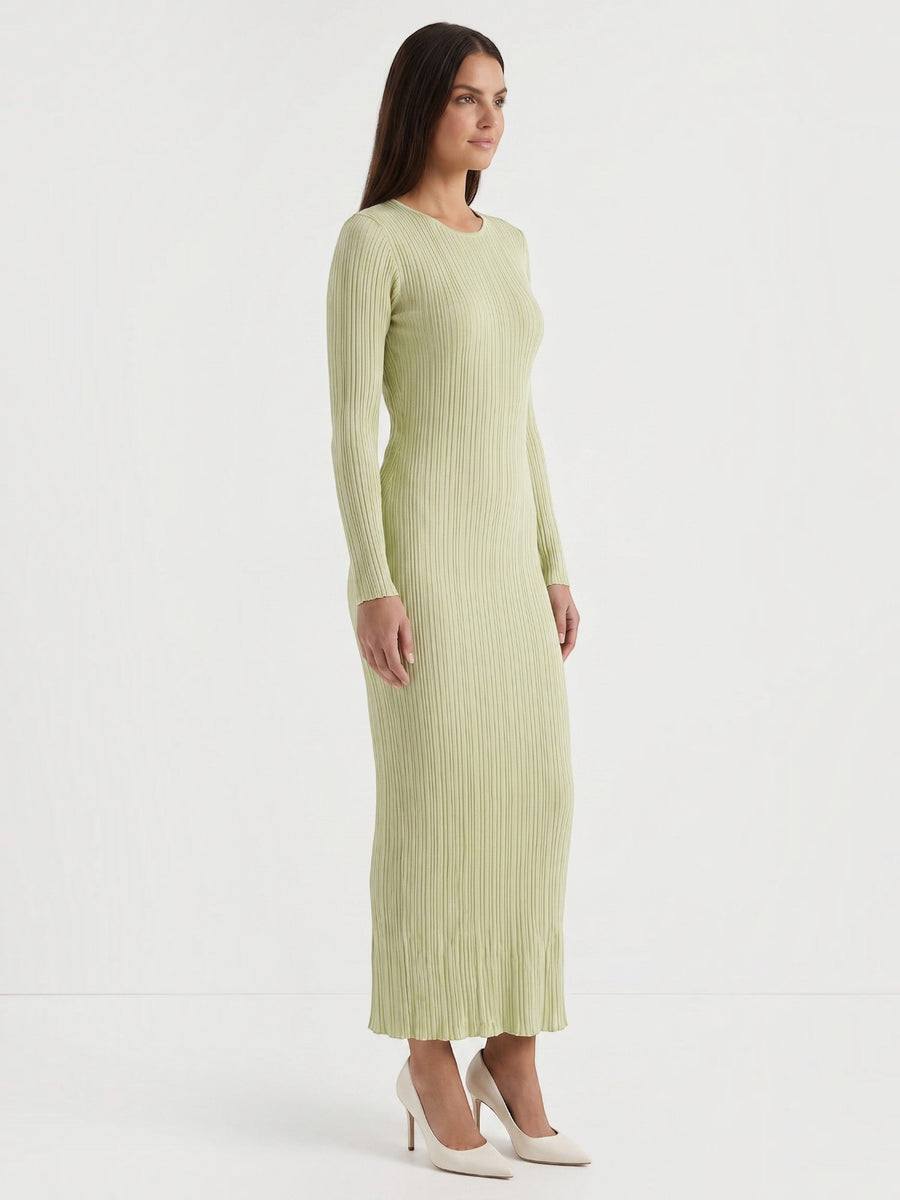 Tamsin Striped Open Knit Maxi Dress