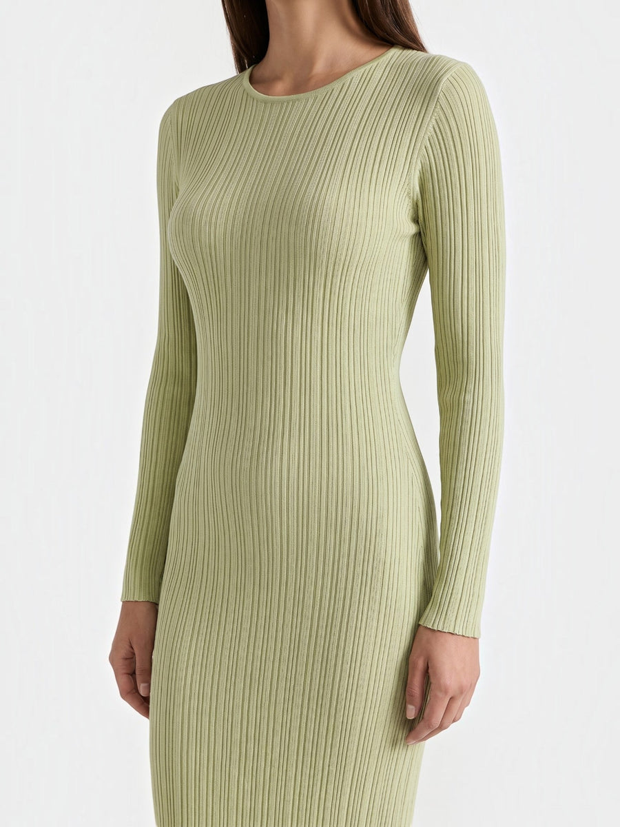 Tamsin Striped Open Knit Maxi Dress