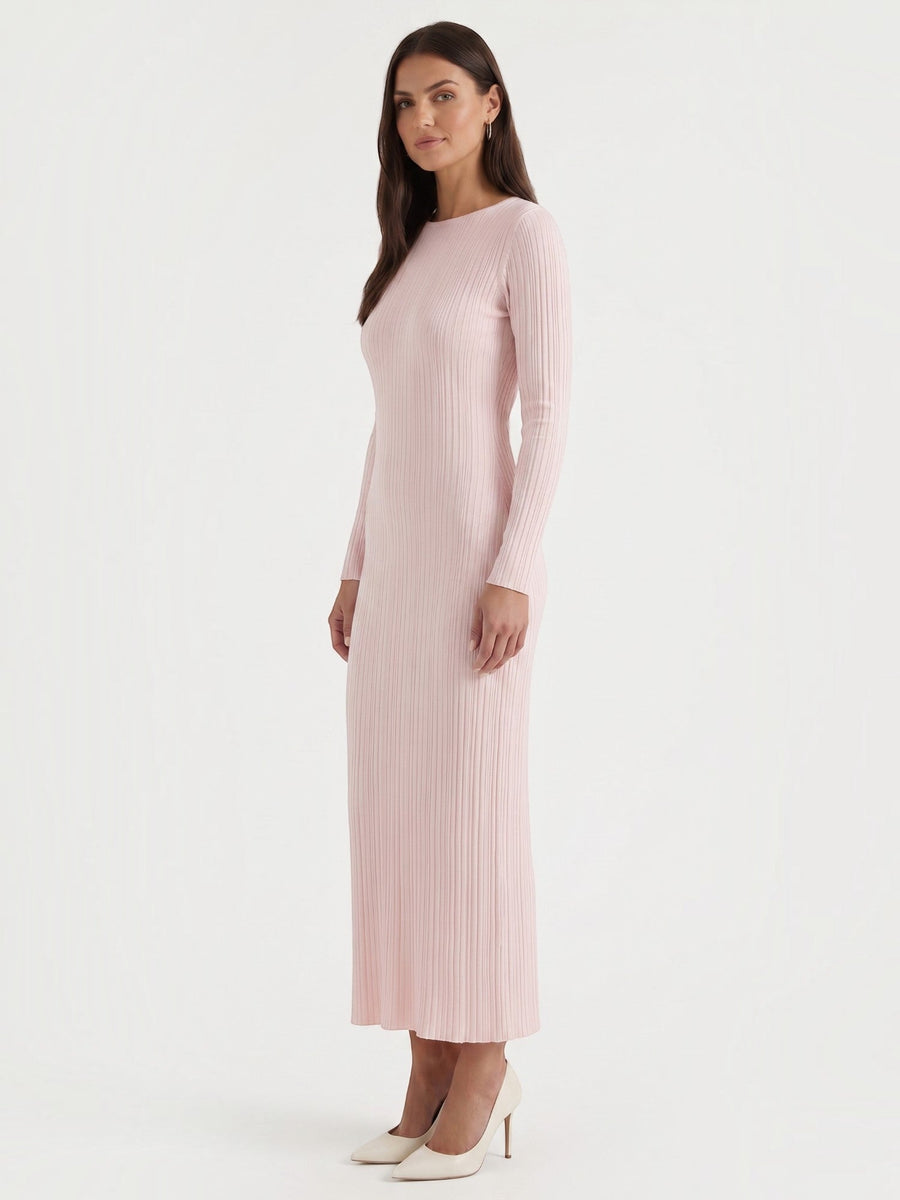 Tamsin Striped Open Knit Maxi Dress