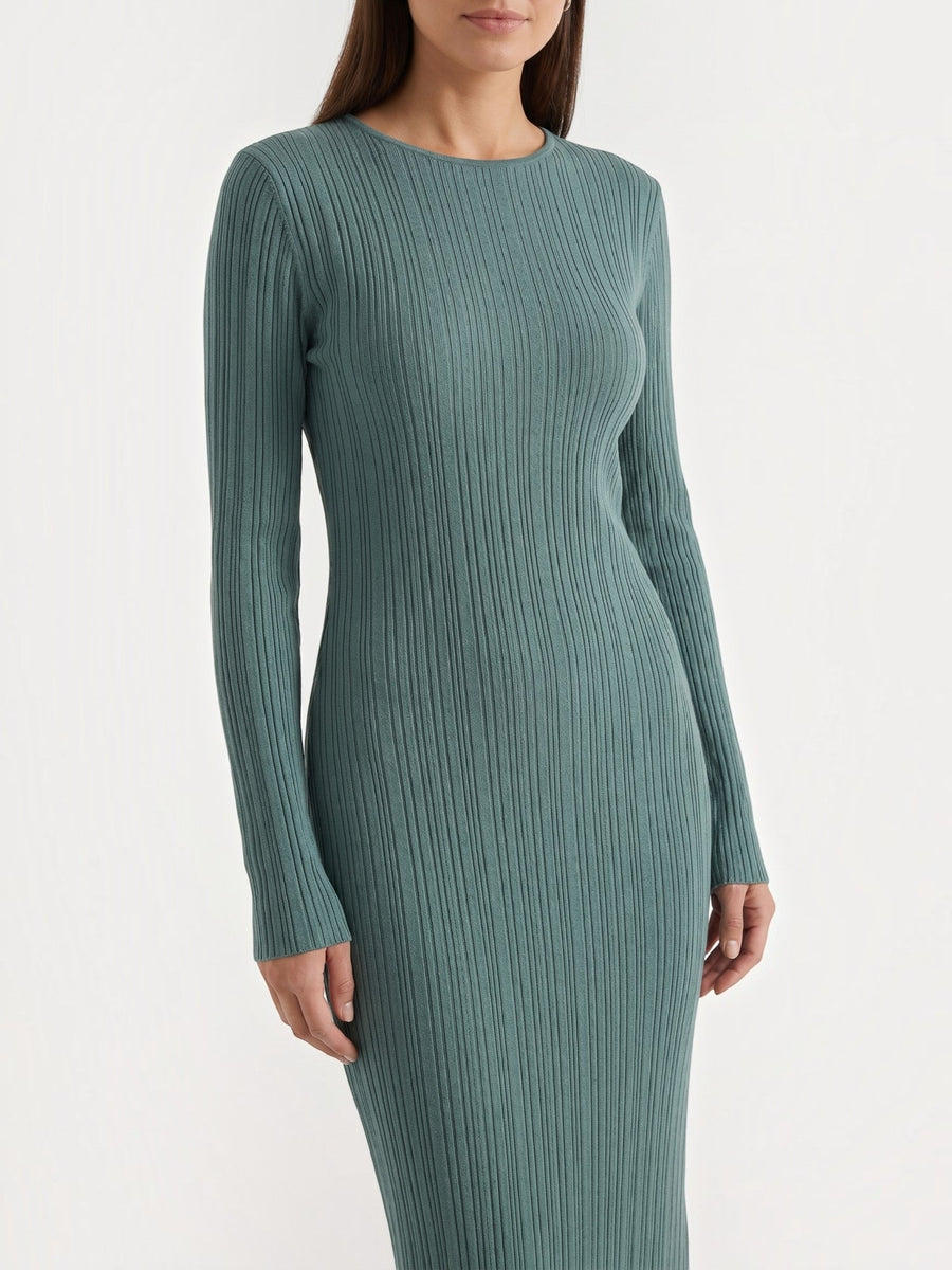 Tamsin Striped Open Knit Maxi Dress