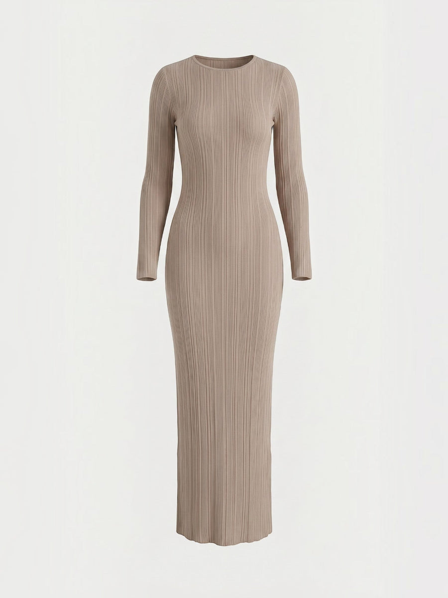 Tamsin Striped Open Knit Maxi Dress
