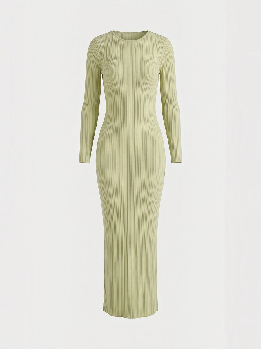 Tamsin Striped Open Knit Maxi Dress
