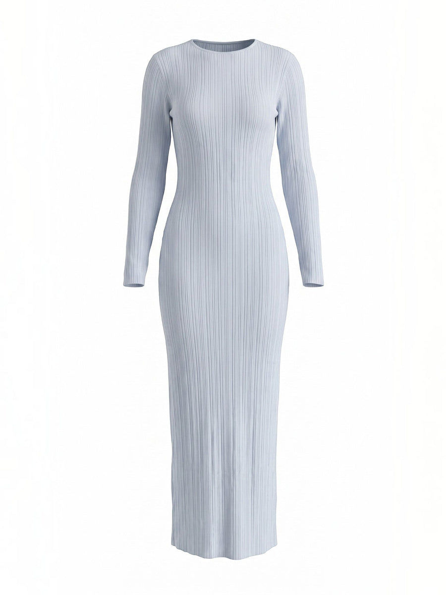 Tamsin Striped Open Knit Maxi Dress