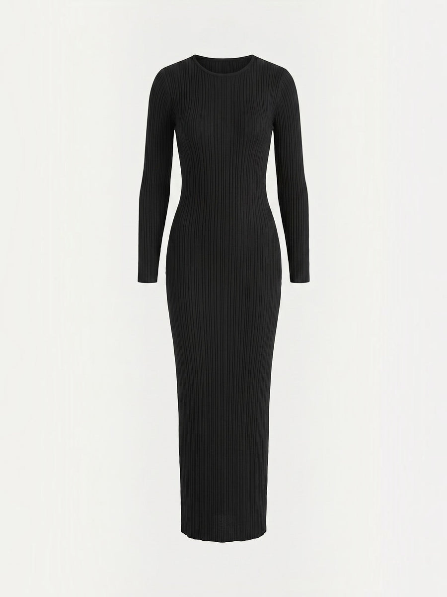 Tamsin Striped Open Knit Maxi Dress