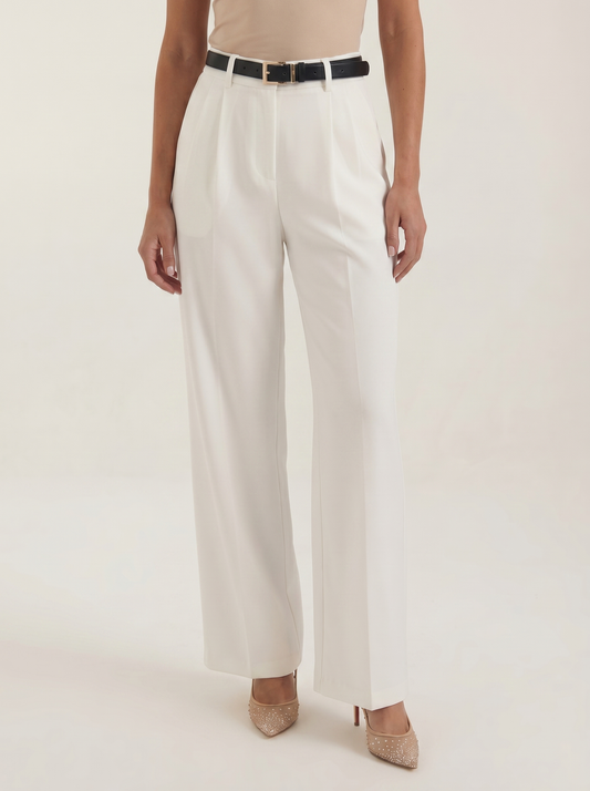 Claire High Waist Straight Leg Trousers