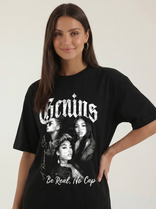 Jessamine Vintage Graphic Oversized T Shirt