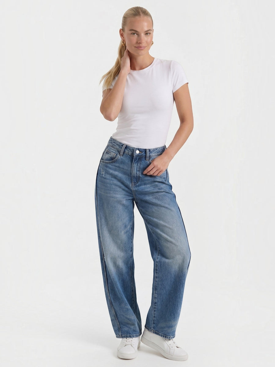 Bridget High Waisted Baggy Jeans