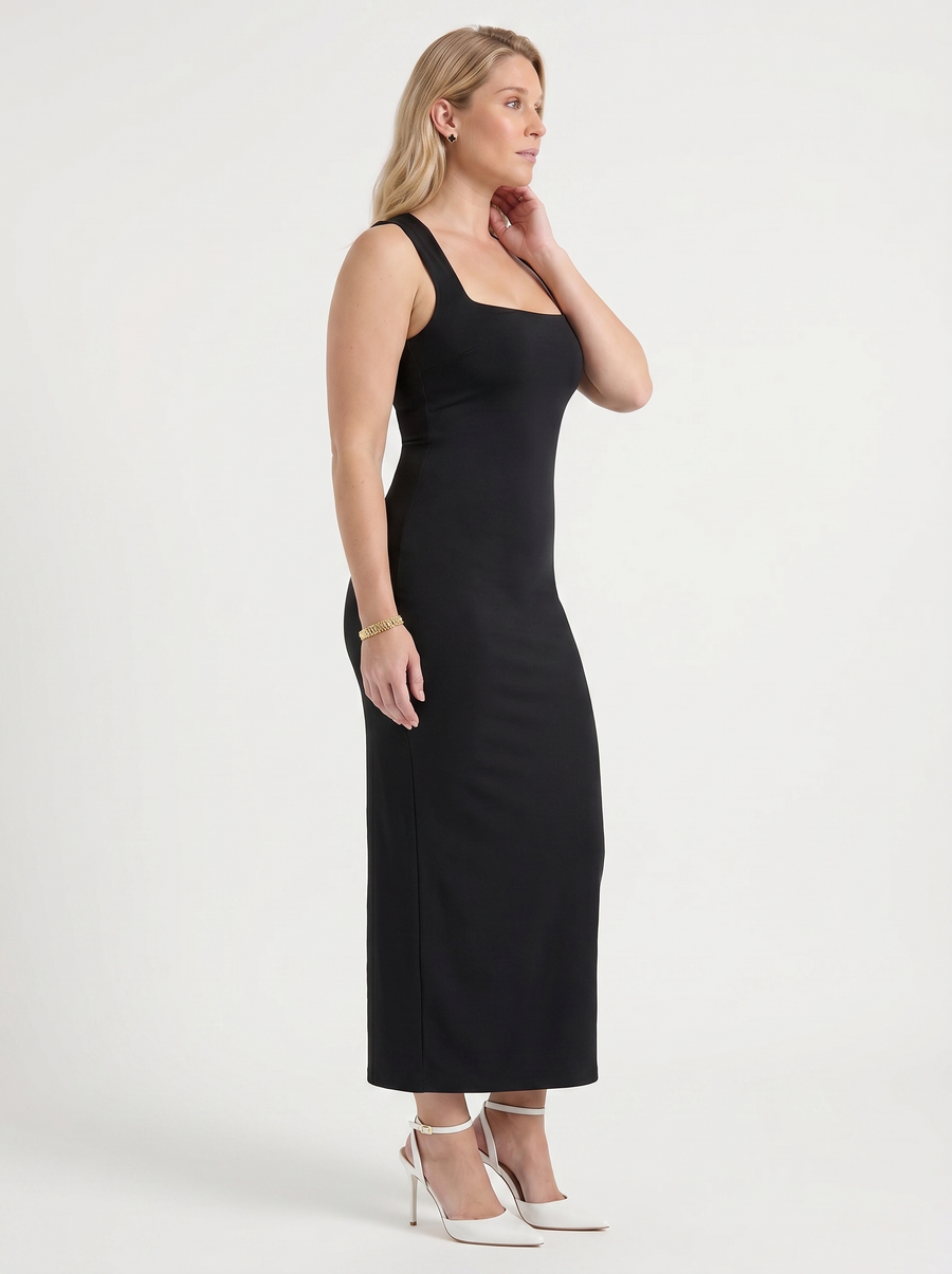Renee Square Neck Bodycon Maxi Dress