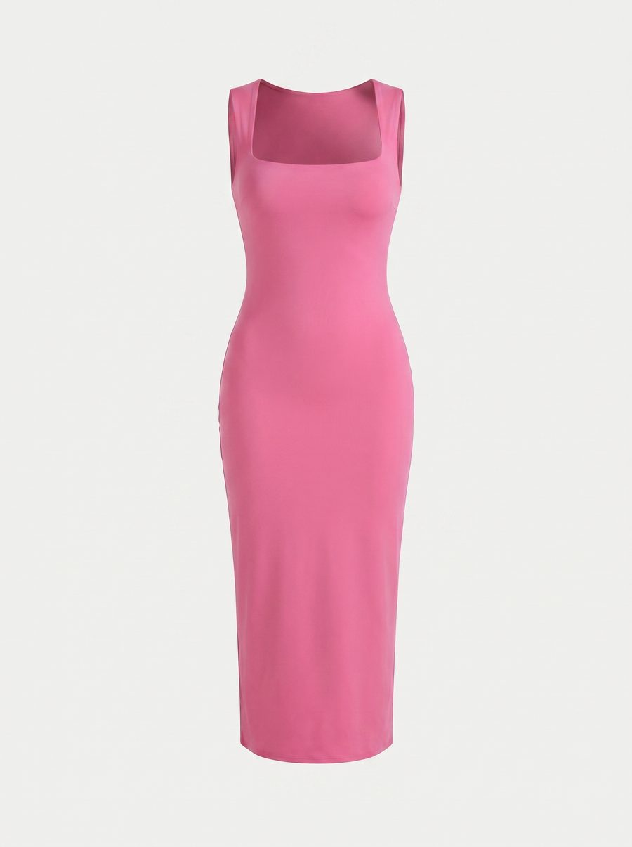 Renee Square Neck Bodycon Maxi Dress