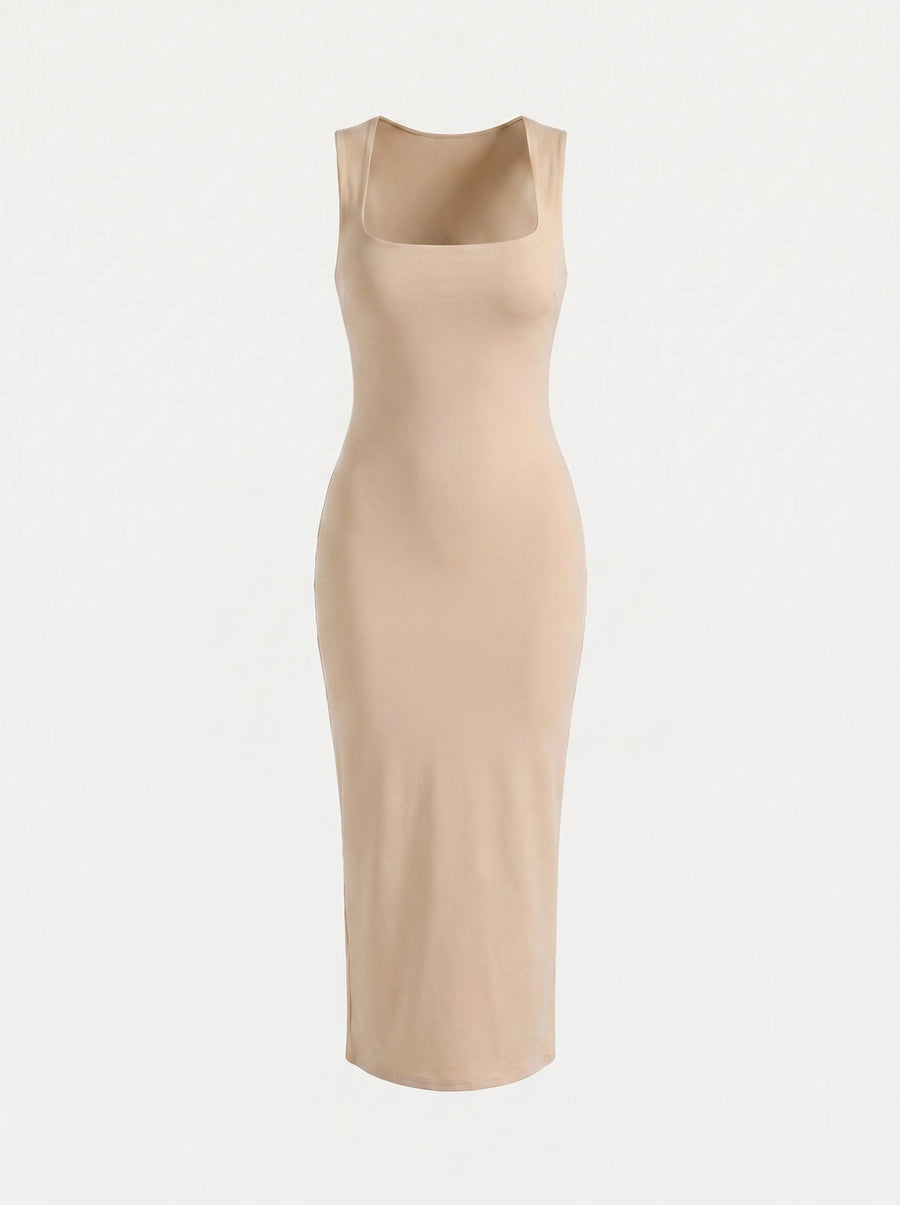 Renee Square Neck Bodycon Maxi Dress