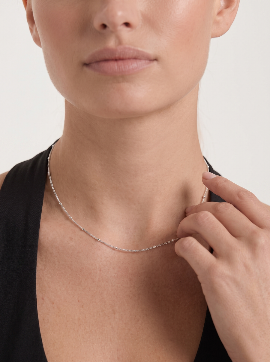 Petra Fine Beaded Chain Necklace