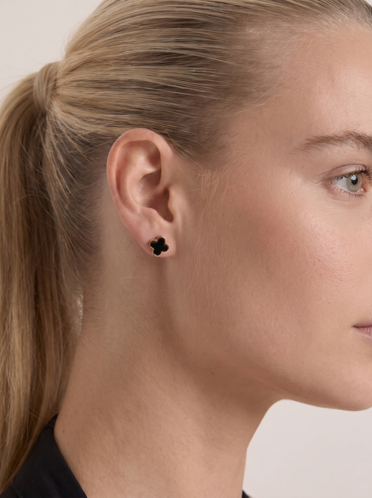 Aurelie Clover Stud Earrings