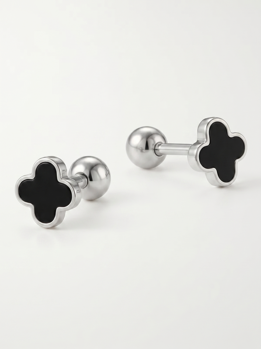 Aurelie Clover Stud Earrings
