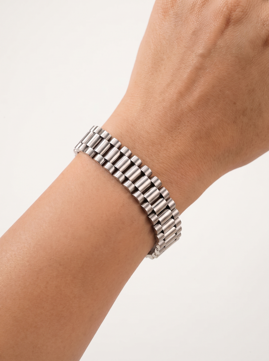 Luisa Watch Band Style Chain Bracelet