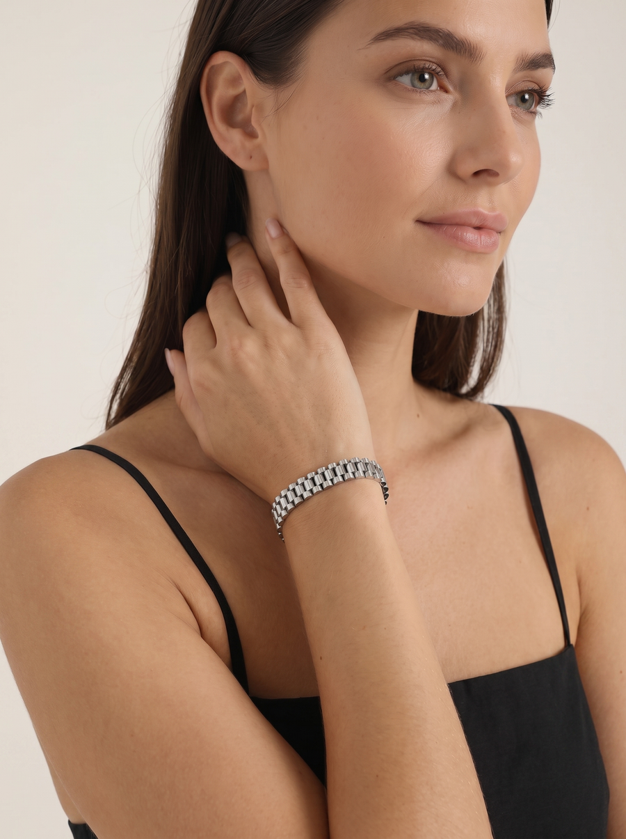 Luisa Watch Band Style Chain Bracelet