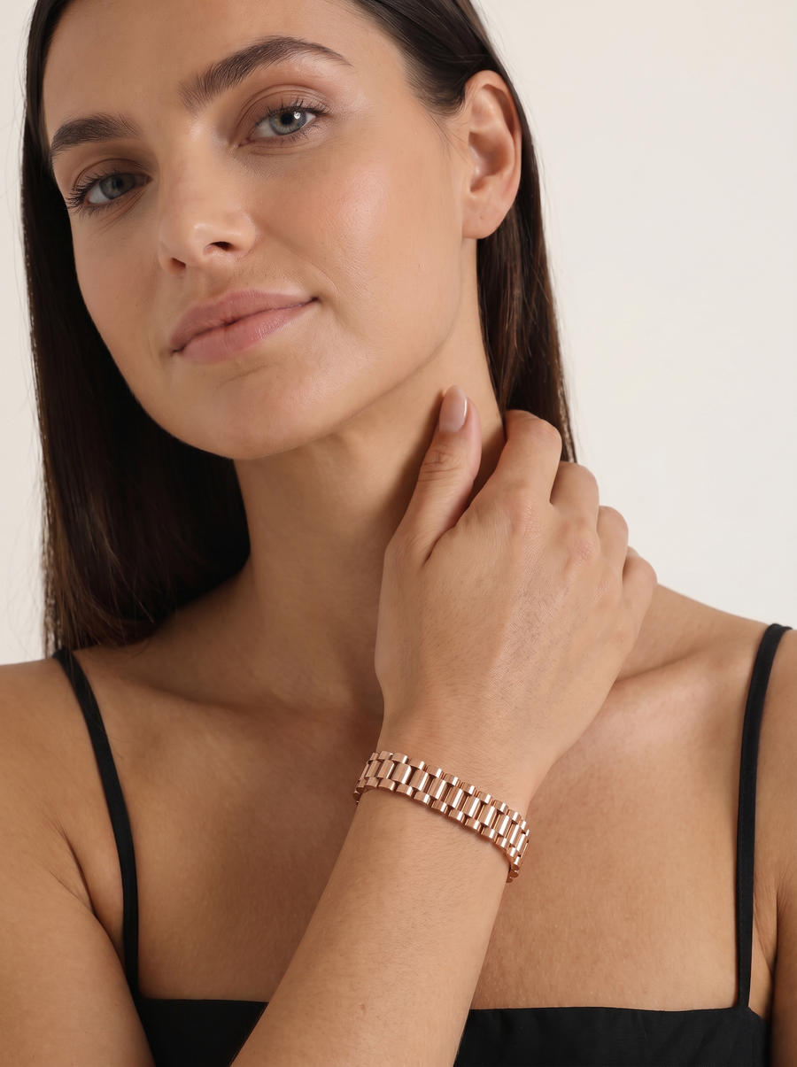 Luisa Watch Band Style Chain Bracelet