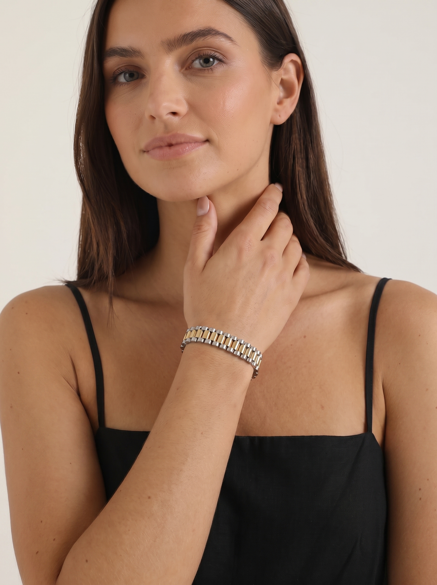 Luisa Watch Band Style Chain Bracelet