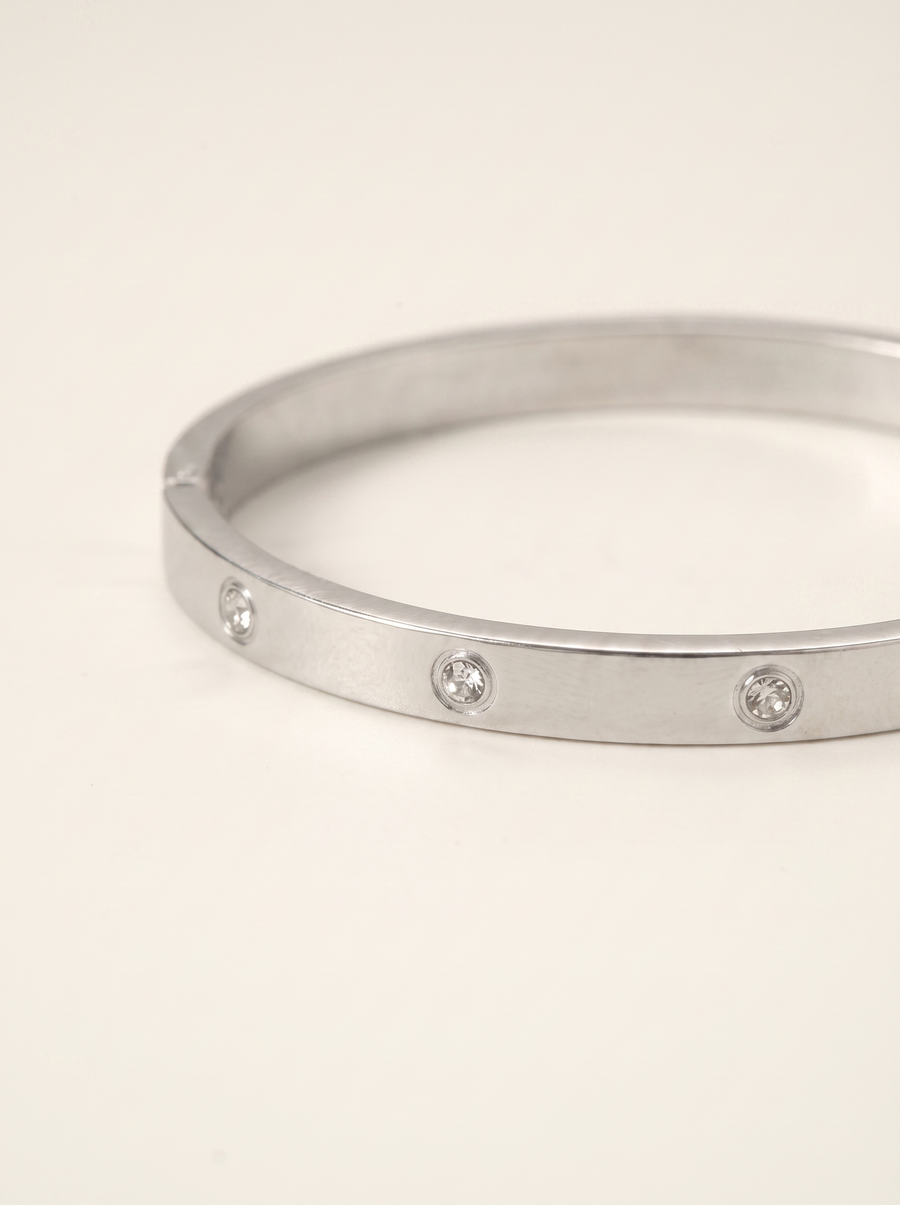 Therese Crystal Stone Bangle